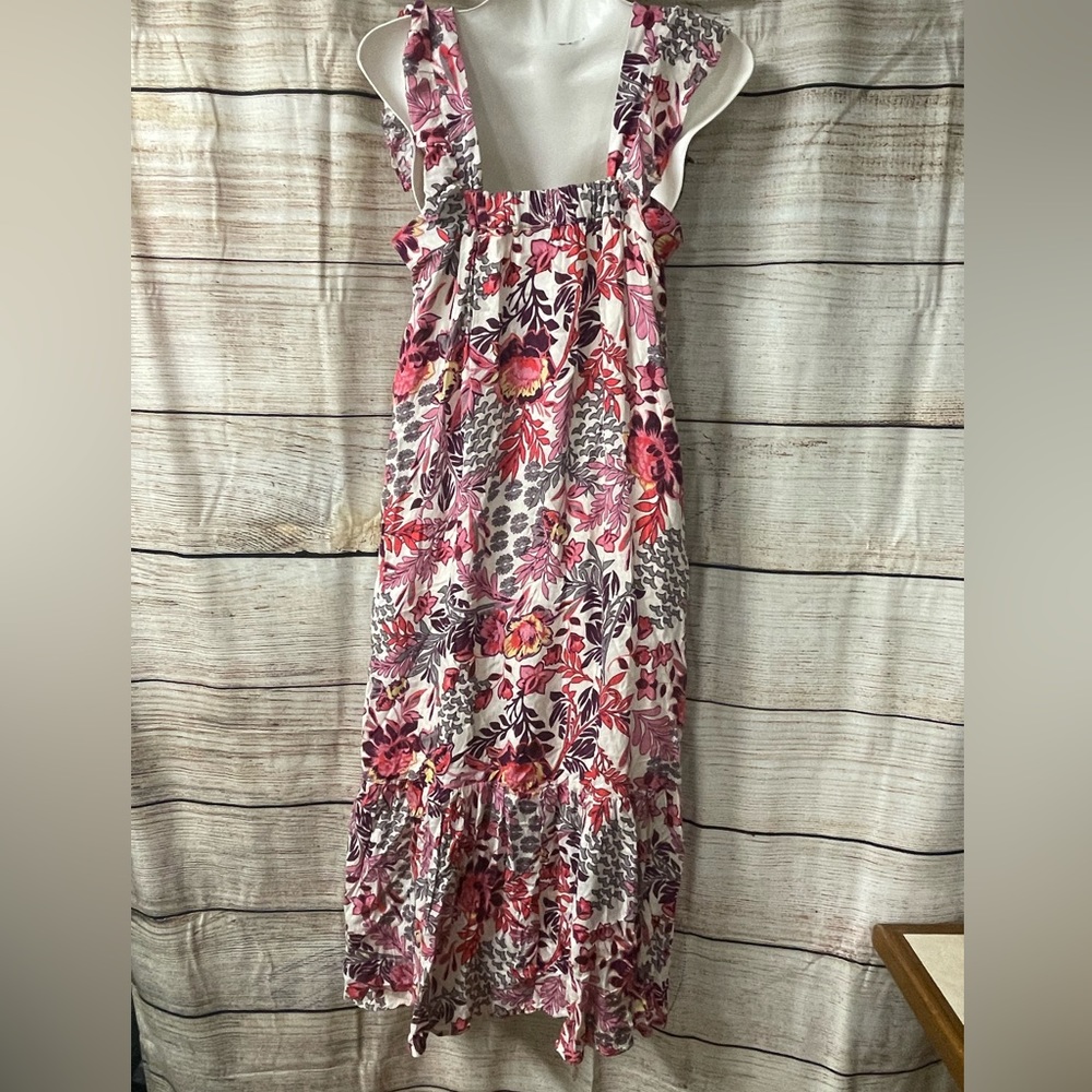 Knox Rose Floral Rebel Red Dress Xsmall